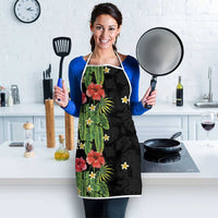 Hawaiian Hibiscus Plumeria Apron Tropical Leaves LT01 - Polynesian Pride