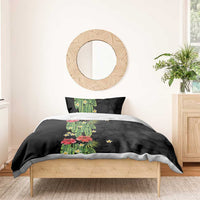 Hawaiian Hibiscus Plumeria Bedding Set Tropical Leaves LT01 - Polynesian Pride