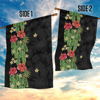 Hawaiian Hibiscus Plumeria Garden Flag Tropical Leaves LT01 - Polynesian Pride