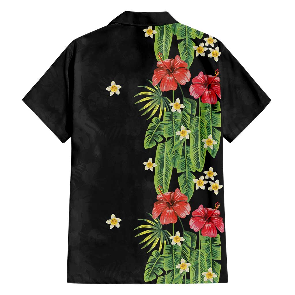 Hawaiian Hibiscus Plumeria Hawaiian Shirt Tropical Leaves LT01 - Polynesian Pride
