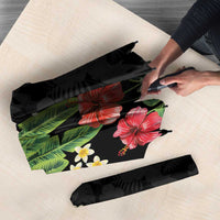 Hawaiian Hibiscus Plumeria Umbrella Tropical Leaves LT01 - Polynesian Pride