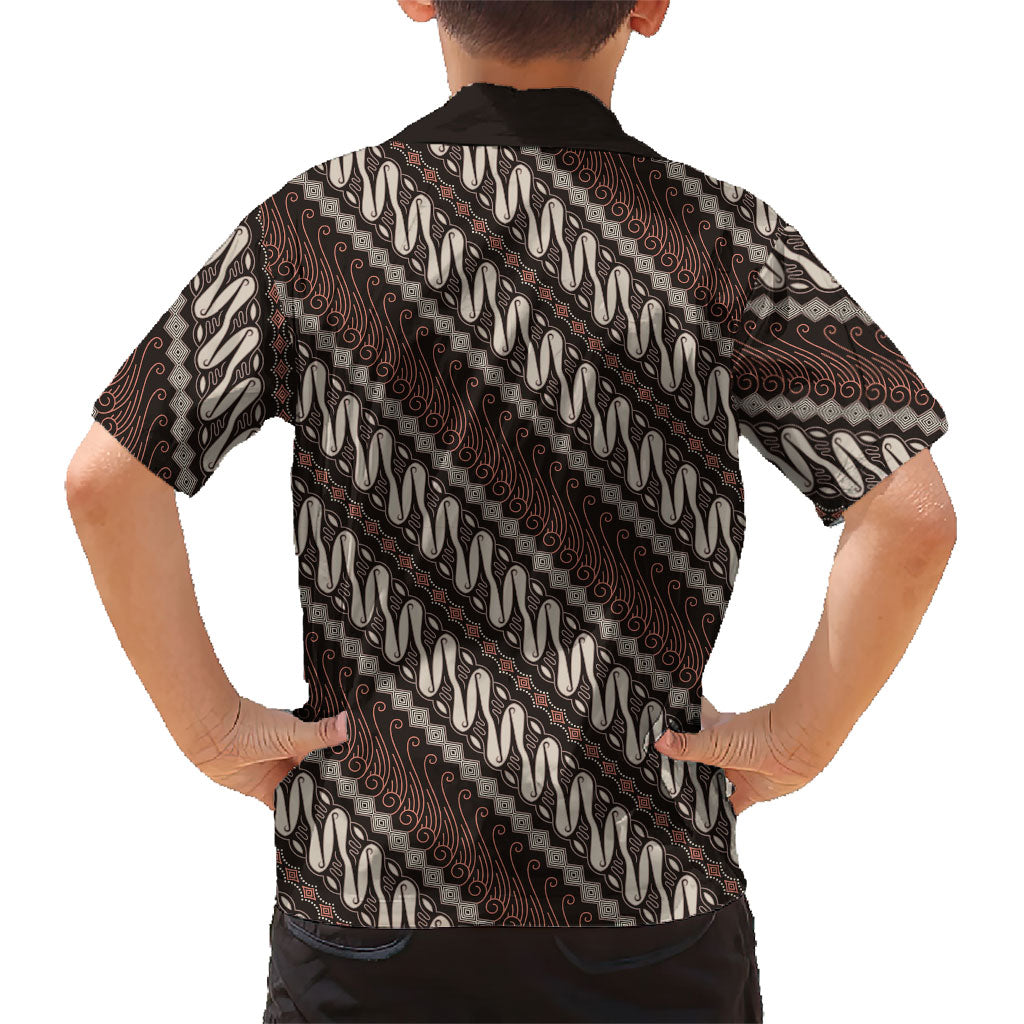 Yogyakarta Parang Batik Motifs Hawaiian Shirt Indonesian Traditional Pattern