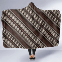 Yogyakarta Parang Batik Motifs Hooded Blanket Indonesian Traditional Pattern