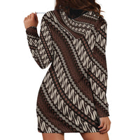 Yogyakarta Parang Batik Motifs Hoodie Dress Indonesian Traditional Pattern