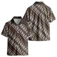 Yogyakarta Parang Batik Motifs Kid Hawaiian Shirt Indonesian Traditional Pattern LT01 - Polynesian Pride