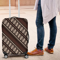 Yogyakarta Parang Batik Motifs Luggage Cover Indonesian Traditional Pattern