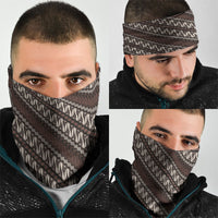 Yogyakarta Parang Batik Motifs Neck Gaiter Indonesian Traditional Pattern