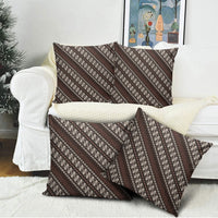 Yogyakarta Parang Batik Motifs Pillow Cover Indonesian Traditional Pattern