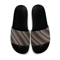 Yogyakarta Parang Batik Motifs Slide Sandals Indonesian Traditional Pattern