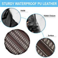 Yogyakarta Parang Batik Motifs Spare Tire Cover Indonesian Traditional Pattern