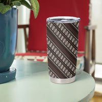 Yogyakarta Parang Batik Motifs Tumbler Cup Indonesian Traditional Pattern