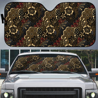 Batik Sekar Jagad Auto Sun Shade Indonesian Traditional Pattern