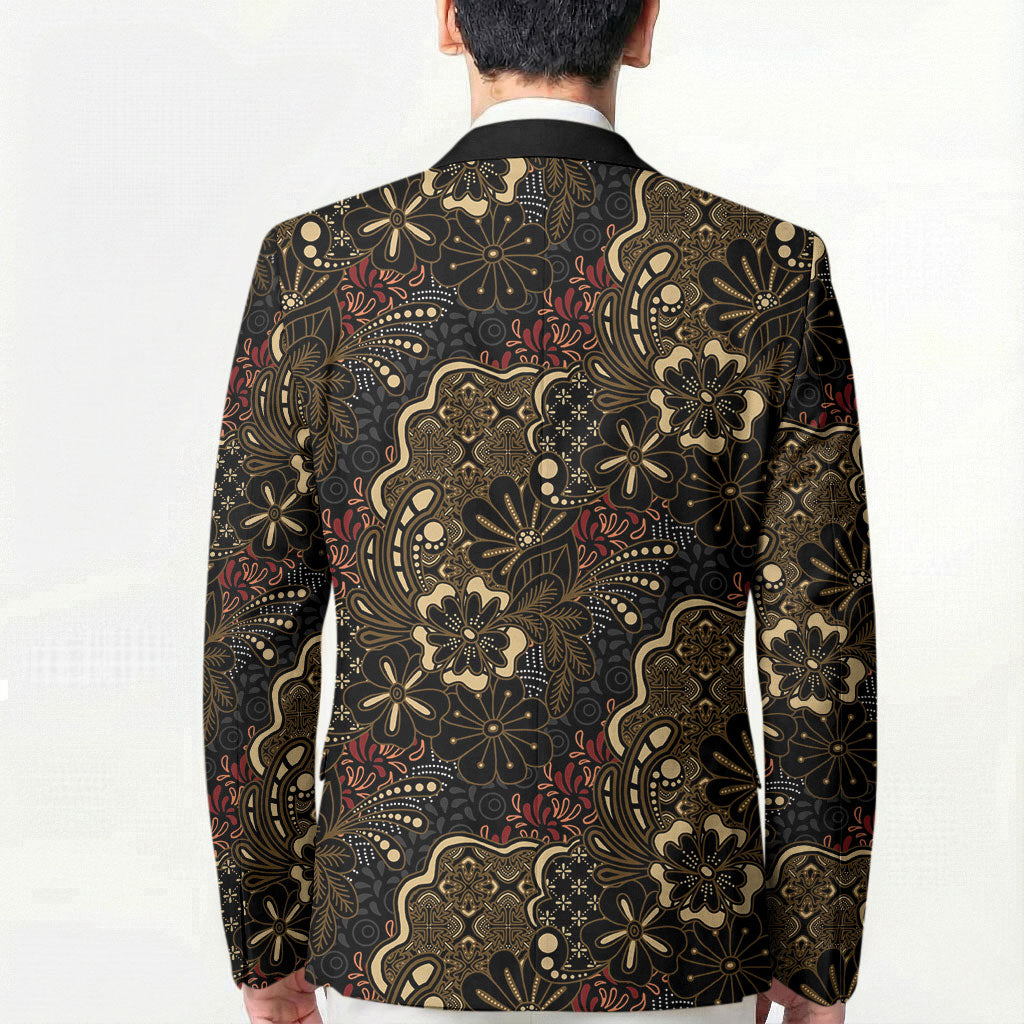Batik Sekar Jagad Blazer Indonesian Traditional Pattern