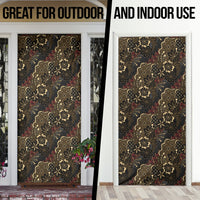 Batik Sekar Jagad Door Cover Indonesian Traditional Pattern