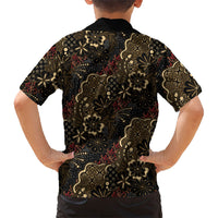 Batik Sekar Jagad Family Matching Puletasi and Hawaiian Shirt Indonesian Traditional Pattern