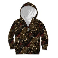 Batik Sekar Jagad Kid Hoodie Indonesian Traditional Pattern