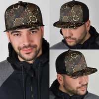 Batik Sekar Jagad Mesh Trucker Cap Indonesian Traditional Pattern