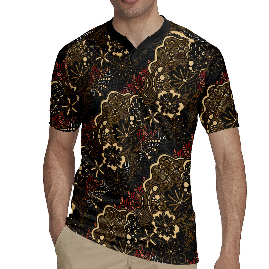 Batik Sekar Jagad Rugby Jersey Indonesian Traditional Pattern