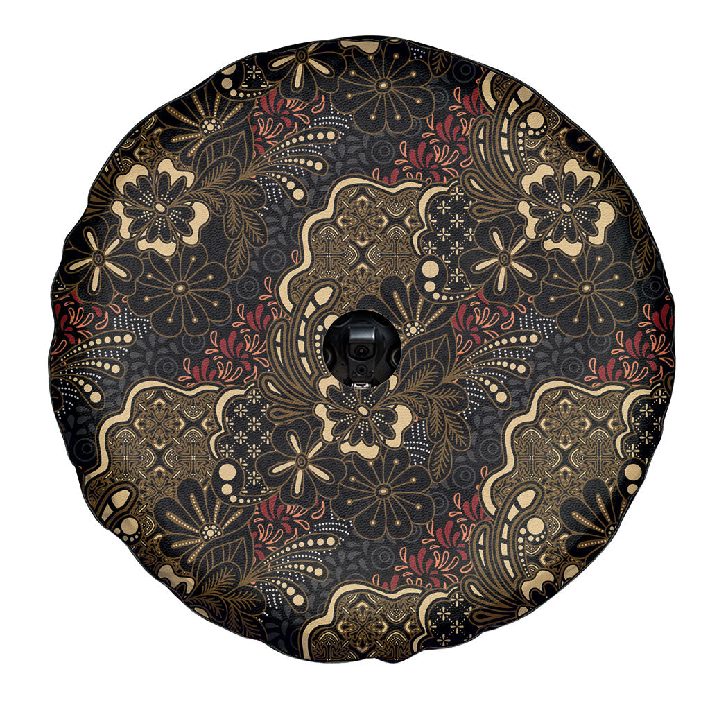 Batik Sekar Jagad Spare Tire Cover Indonesian Traditional Pattern