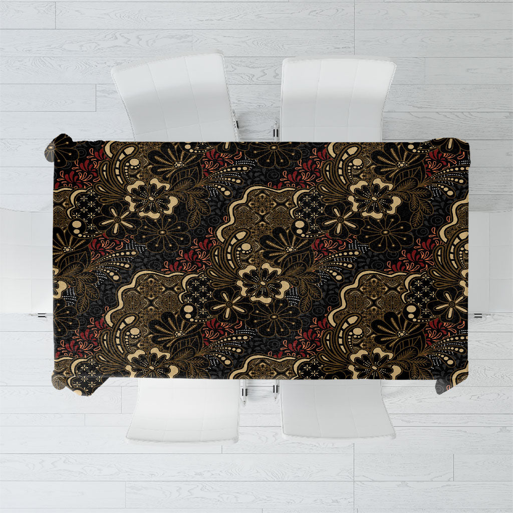 Batik Sekar Jagad Tablecloth Indonesian Traditional Pattern