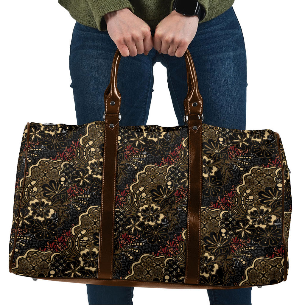 Batik Sekar Jagad Travel Bag Indonesian Traditional Pattern