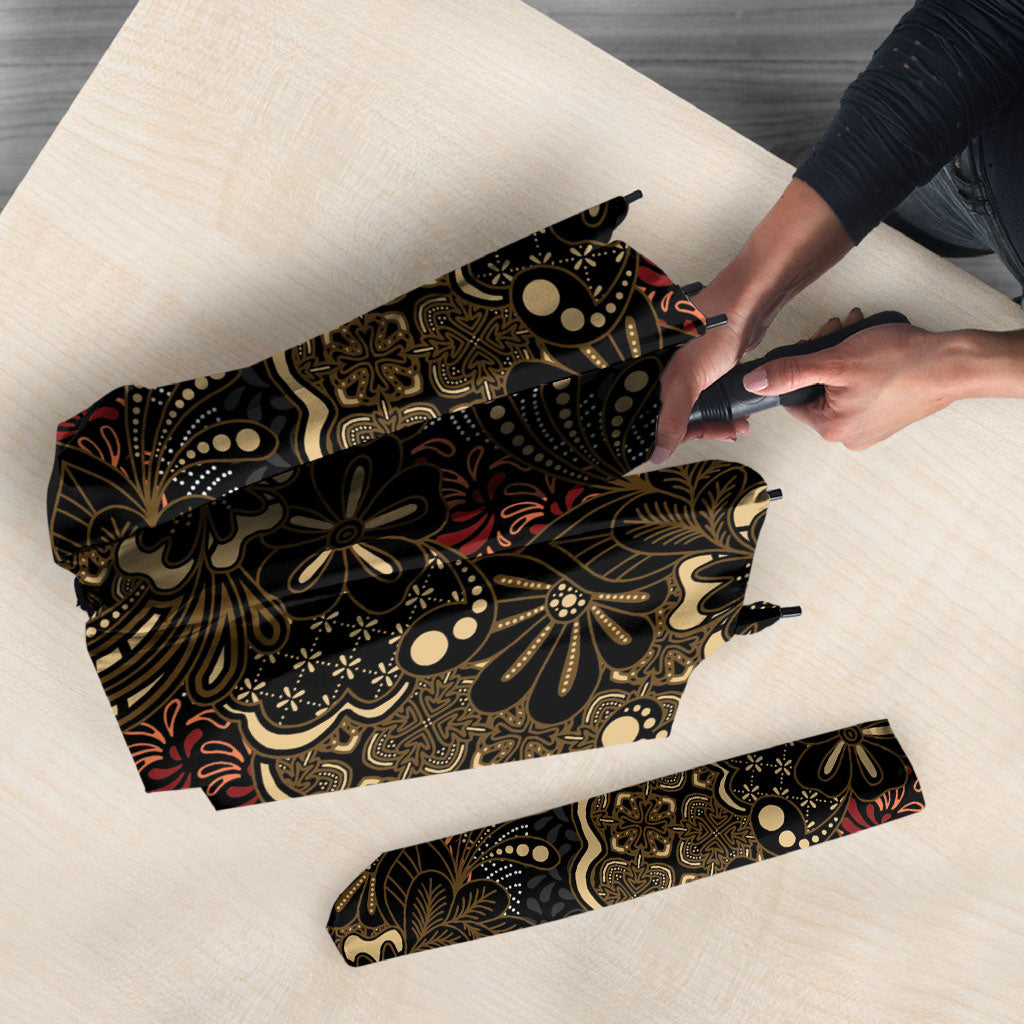 Batik Sekar Jagad Umbrella Indonesian Traditional Pattern