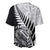 New Zealand Silver Fern Rugby Baseball Jersey Aotearoa Maori Black Version LT01 - Polynesian Pride