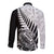 New Zealand Silver Fern Rugby Long Sleeve Button Shirt Aotearoa Maori Black Version LT01 - Polynesian Pride