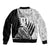 Custom New Zealand Silver Fern Rugby Bomber Jacket Aotearoa Maori Black Version LT01 - Polynesian Pride