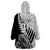 Custom New Zealand Silver Fern Rugby Wearable Blanket Hoodie Aotearoa Maori Black Version LT01 - Polynesian Pride