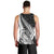 New Zealand Silver Fern Rugby Men Tank Top Aotearoa Maori White Version LT01 - Polynesian Pride