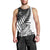 Custom New Zealand Silver Fern Rugby Men Tank Top Aotearoa Maori White Version LT01 - Polynesian Pride