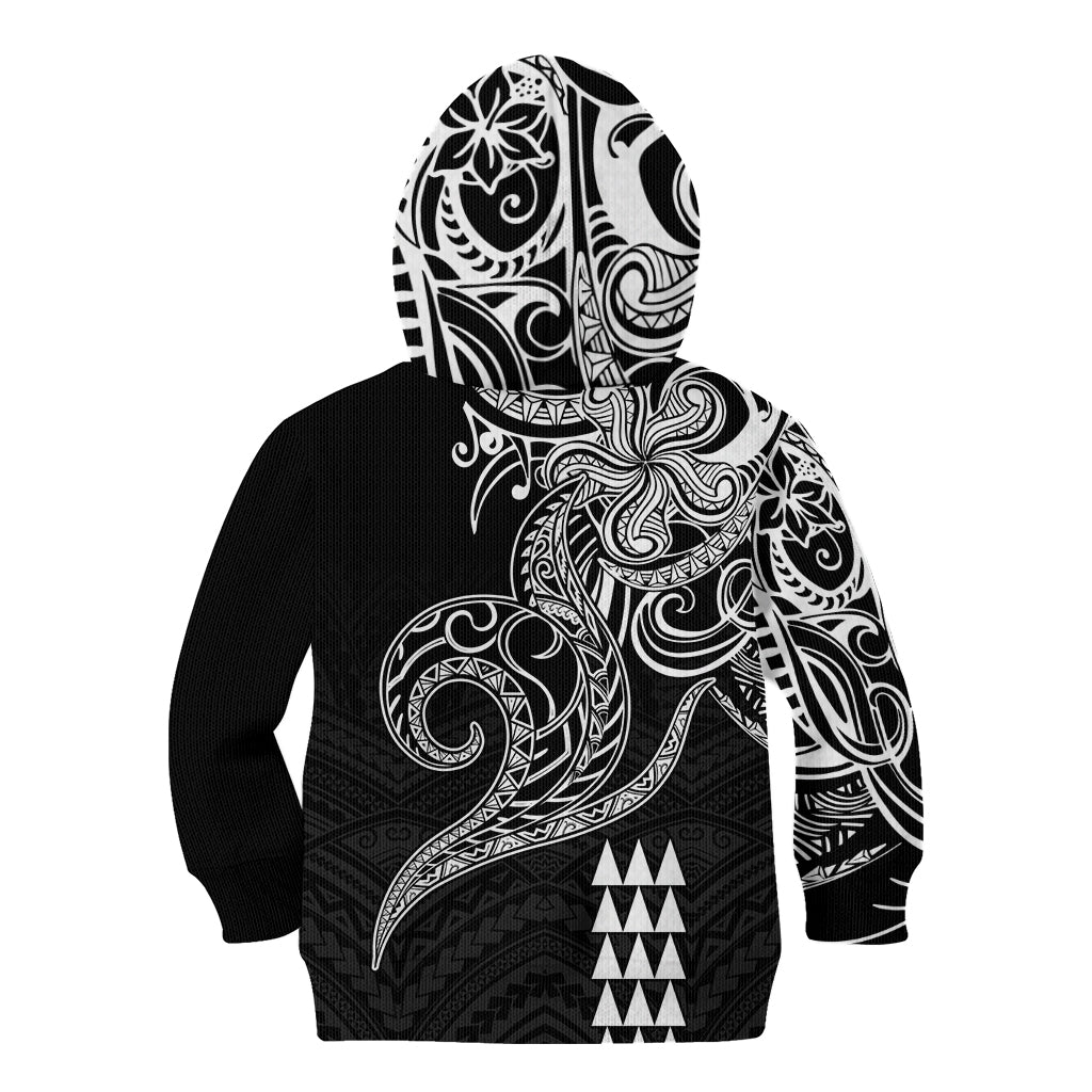 Hawaii Valentine Kid Hoodie Kakau Polynesian Heart LT01 - Polynesian Pride