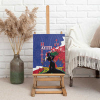 Haiti Le Marron Inconnu Canvas Wall Art Dashiki Mix Polynesian Pattern LT01 - Polynesian Pride
