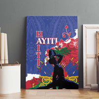 Haiti Le Marron Inconnu Canvas Wall Art Dashiki Mix Polynesian Pattern LT01 - Polynesian Pride