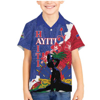 Personalised Haiti Le Marron Inconnu Family Matching Mermaid Dress and Hawaiian Shirt Dashiki Mix Polynesian Pattern