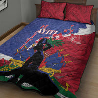 Haiti Le Marron Inconnu Quilt Bed Set Dashiki Mix Polynesian Pattern LT01 - Polynesian Pride