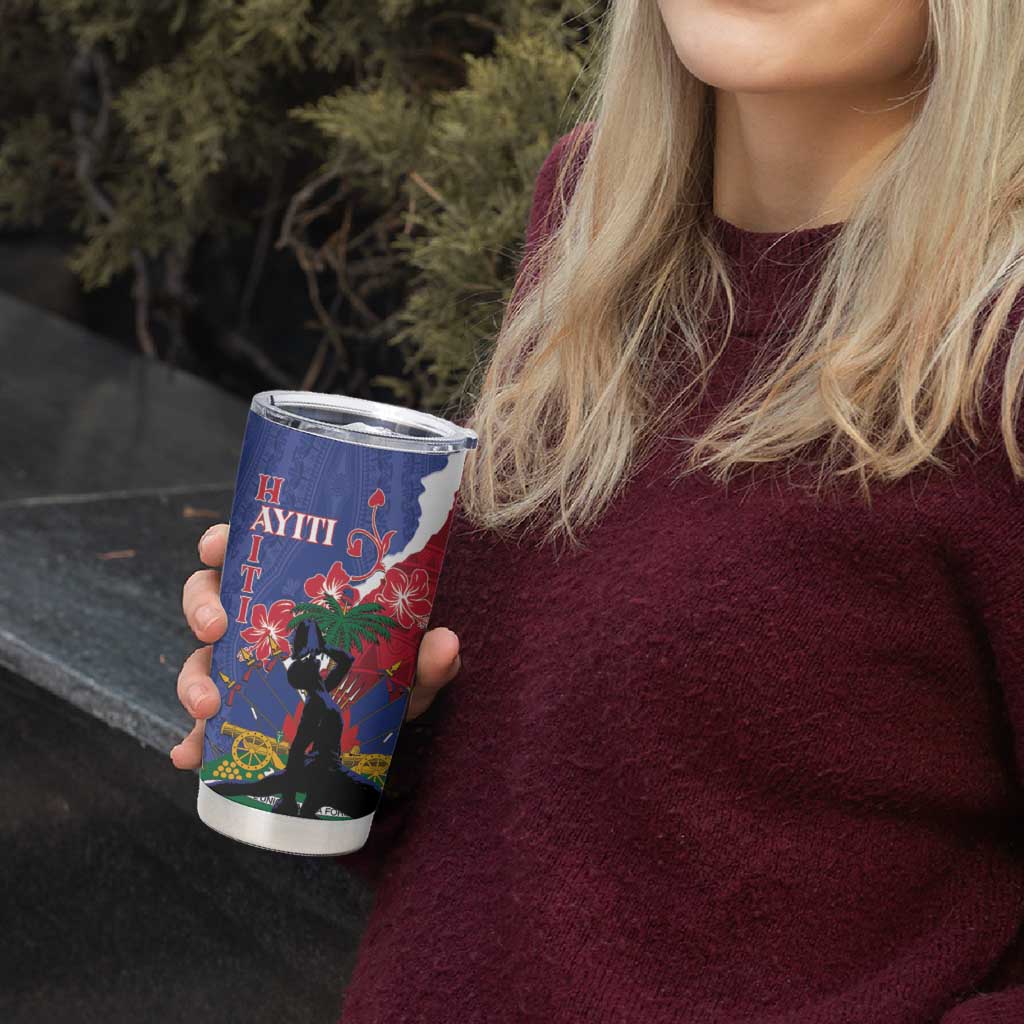 Personalised Haiti Le Marron Inconnu Tumbler Cup Dashiki Mix Polynesian Pattern LT01 - Polynesian Pride