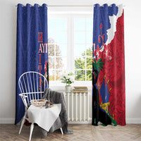 Haiti Le Marron Inconnu Window Curtain Dashiki Mix Polynesian Pattern LT01 - Polynesian Pride
