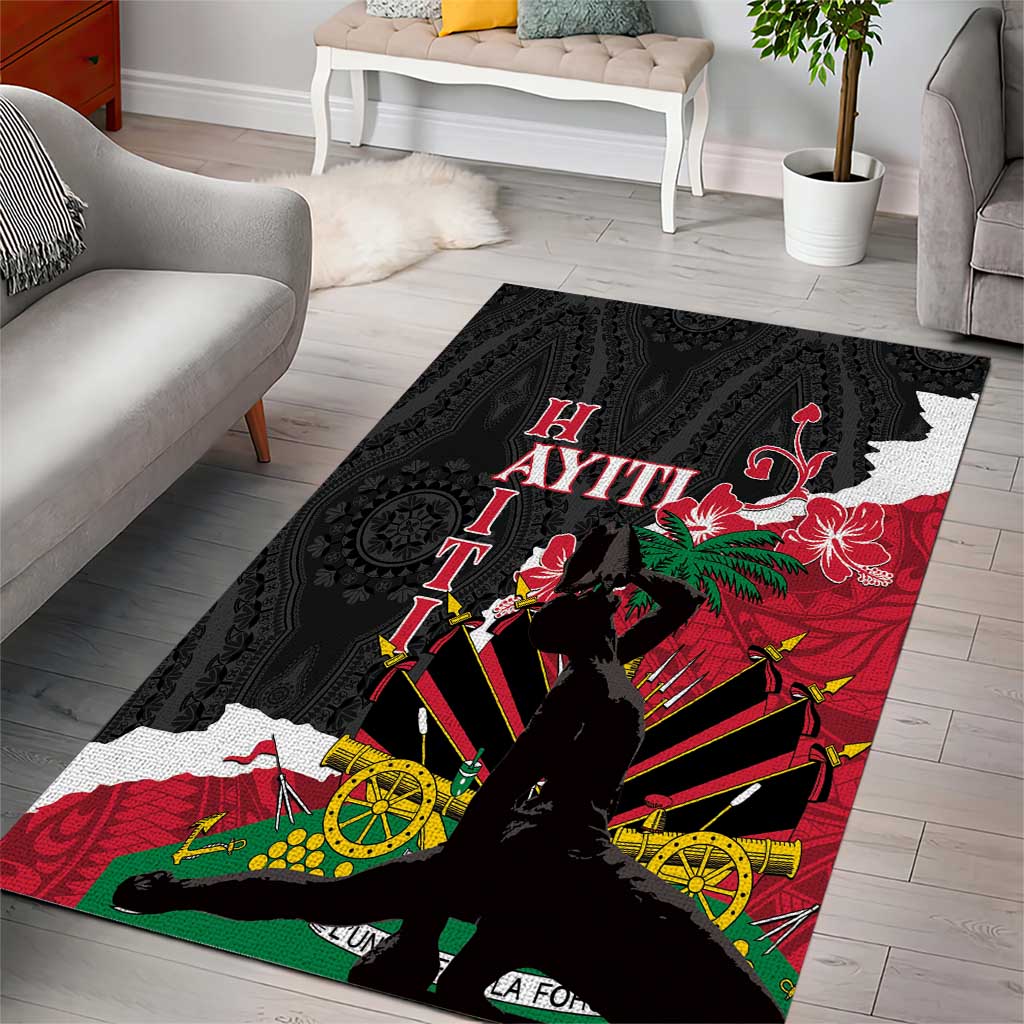 Ayiti Neg Marron Area Rug Dashiki Mix Polynesian Pattern LT01 - Polynesian Pride