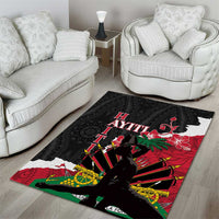 Ayiti Neg Marron Area Rug Dashiki Mix Polynesian Pattern LT01 - Polynesian Pride