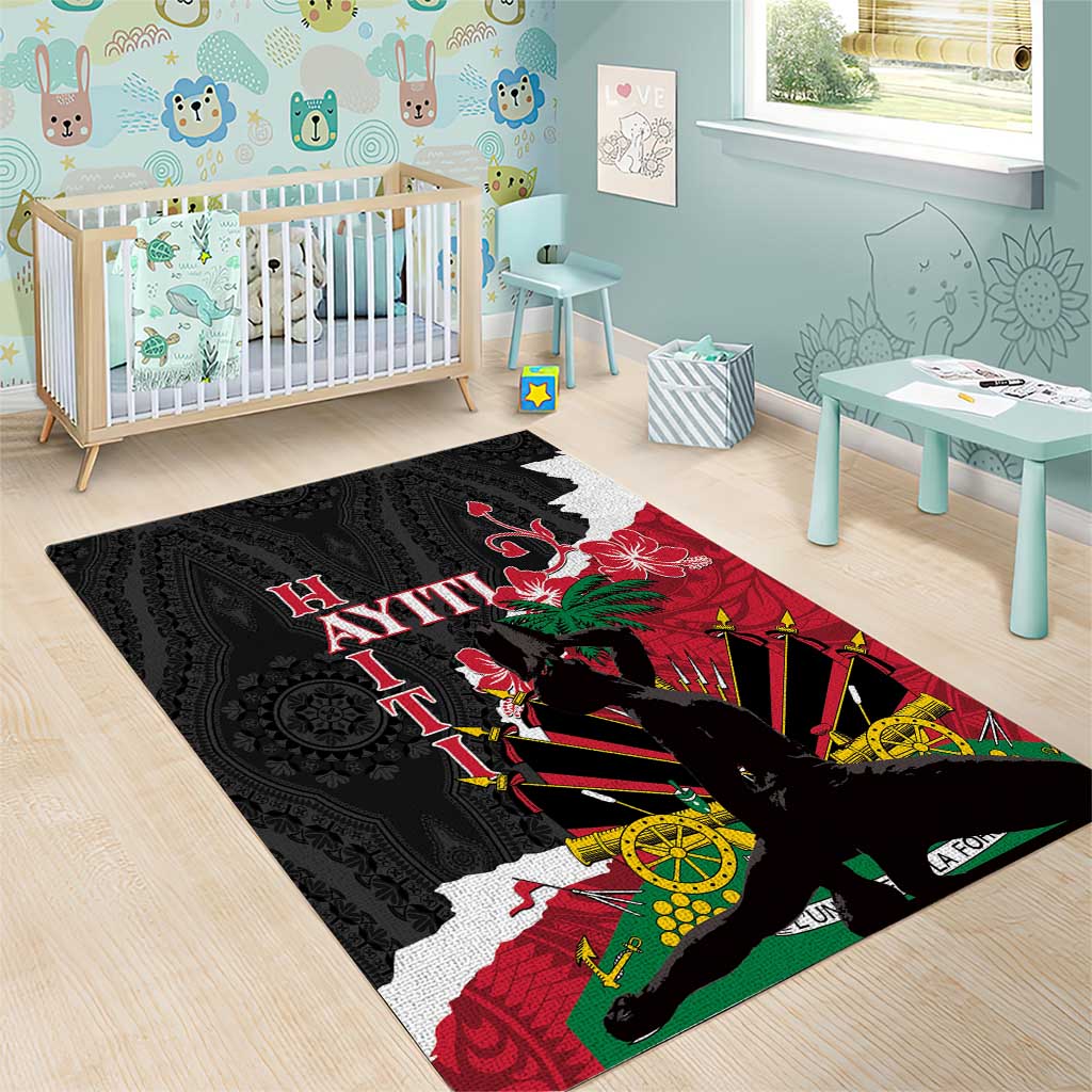 Ayiti Neg Marron Area Rug Dashiki Mix Polynesian Pattern LT01 - Polynesian Pride