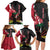 Personalised Ayiti Neg Marron Family Matching Long Sleeve Bodycon Dress and Hawaiian Shirt Dashiki Mix Polynesian Pattern