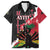 Personalised Ayiti Neg Marron Family Matching Short Sleeve Bodycon Dress and Hawaiian Shirt Dashiki Mix Polynesian Pattern