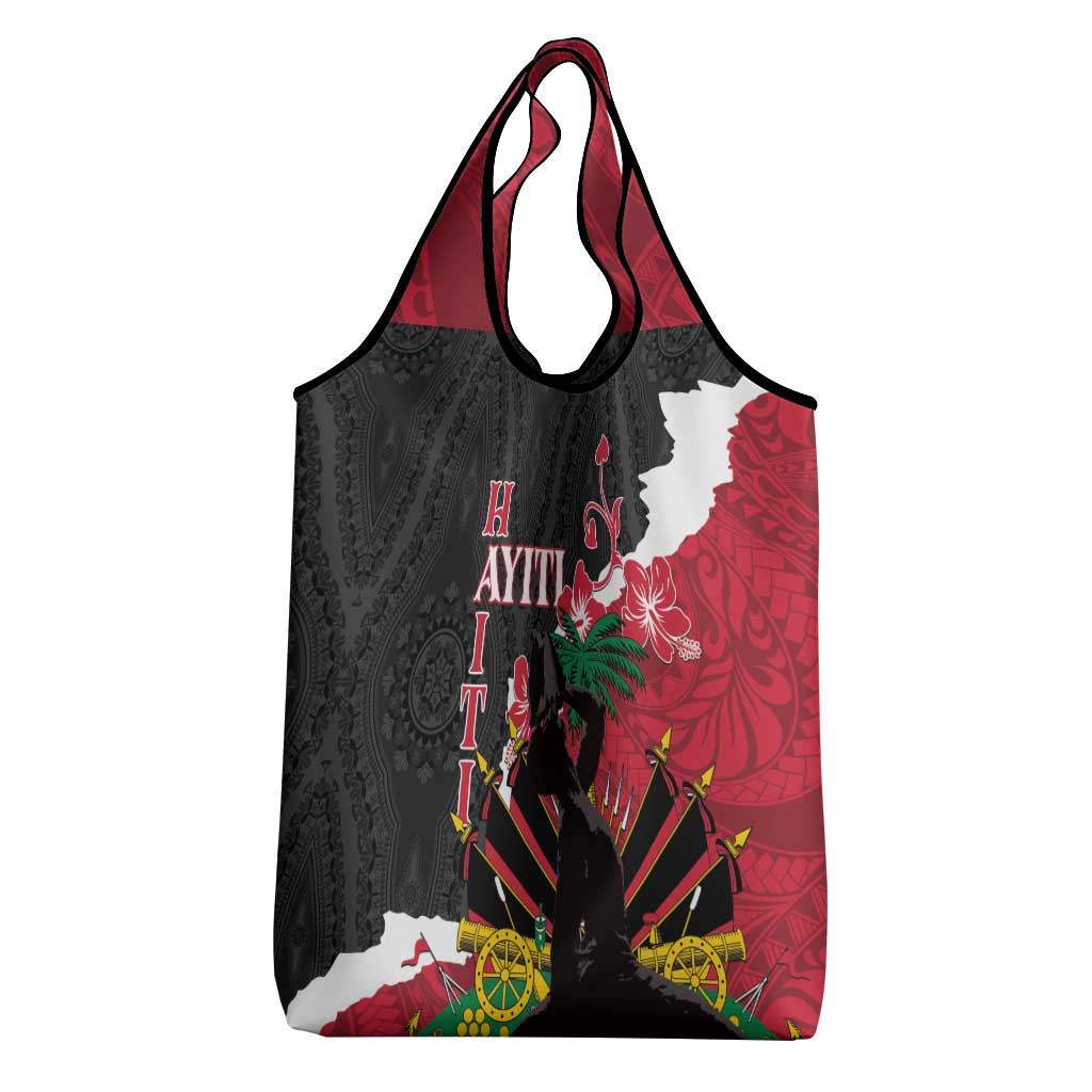 Ayiti Neg Marron Grocery Bag Dashiki Mix Polynesian Pattern LT01 - Polynesian Pride