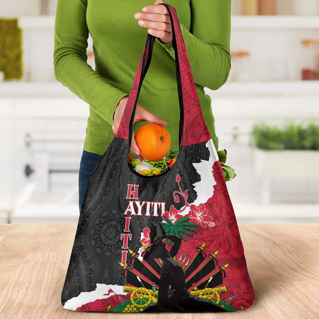 Ayiti Neg Marron Grocery Bag Dashiki Mix Polynesian Pattern LT01 - Polynesian Pride