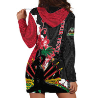 Personalised Ayiti Neg Marron Hoodie Dress Dashiki Mix Polynesian Pattern LT01 - Polynesian Pride