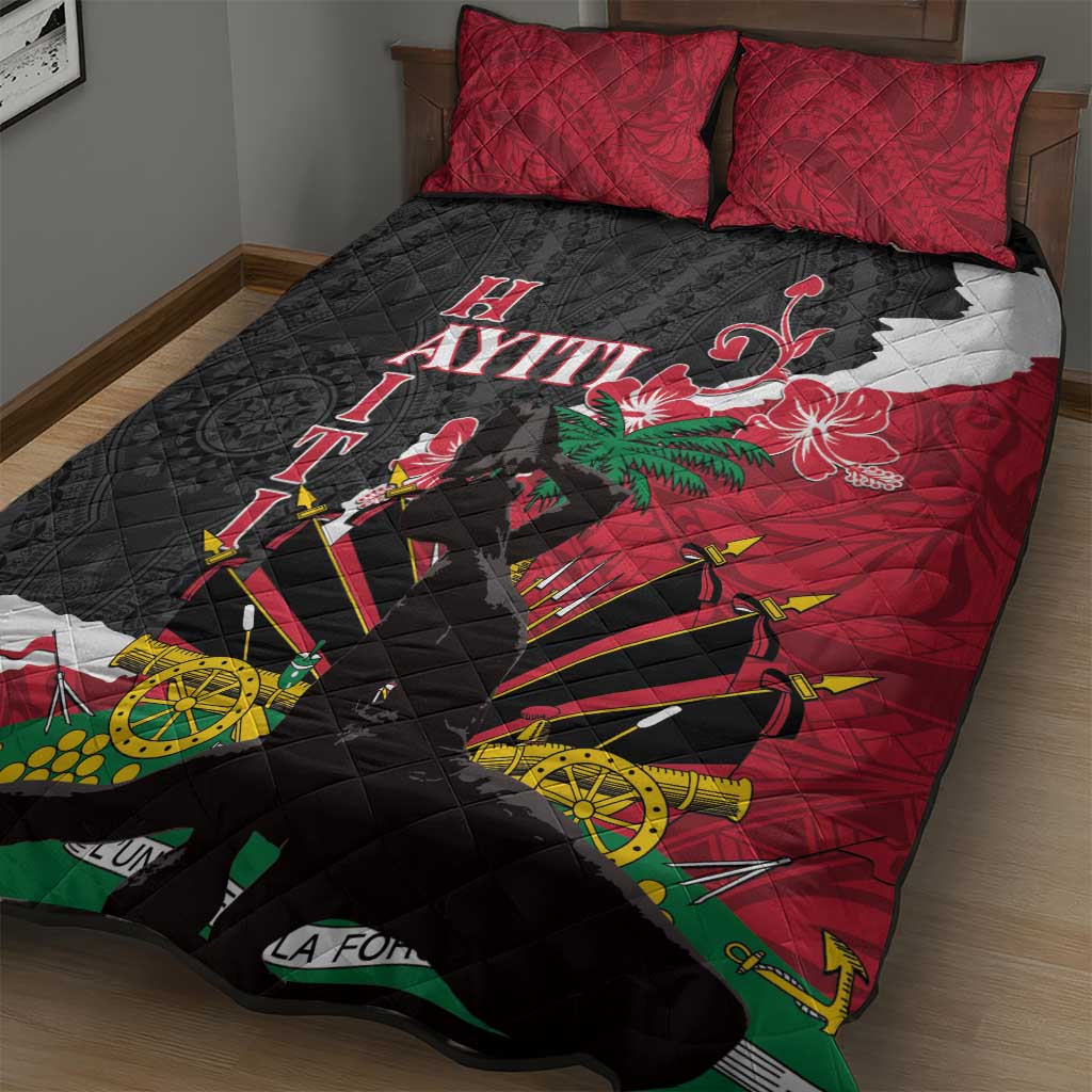 Ayiti Neg Marron Quilt Bed Set Dashiki Mix Polynesian Pattern LT01 - Polynesian Pride