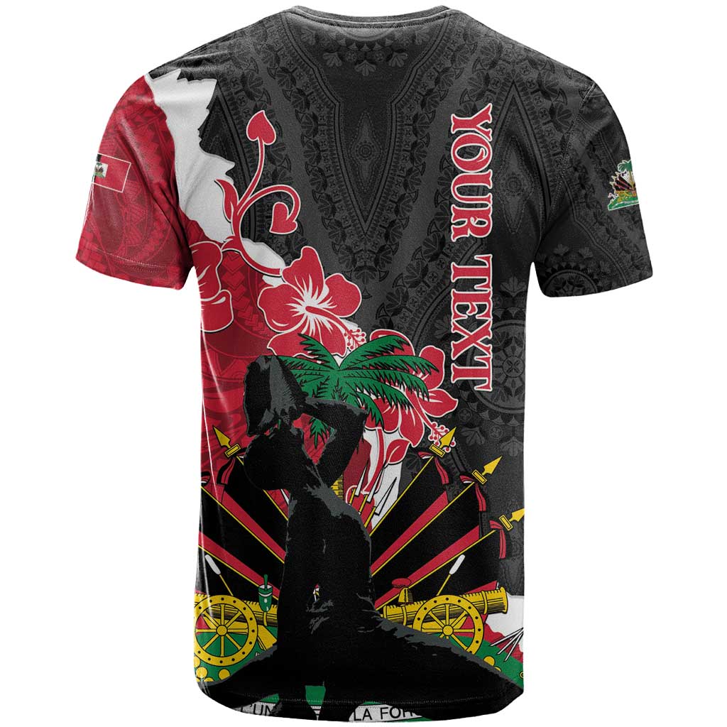 Personalised Ayiti Neg Marron T Shirt Dashiki Mix Polynesian Pattern LT01 - Polynesian Pride