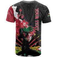 Personalised Ayiti Neg Marron T Shirt Dashiki Mix Polynesian Pattern LT01 - Polynesian Pride